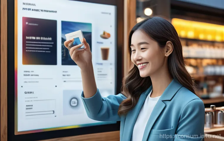 소비자 행동 데이터를 활용한 맞춤형 마케팅 - **Prompt 1: Personalized Customer Experience Driven by Data**
    A young woman in a stylish, smart ...