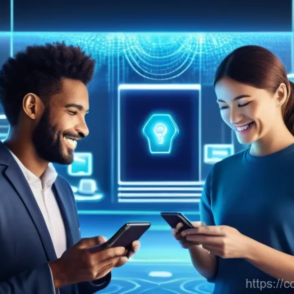 소비자중심 경영 사례와 성공적인 시장 전략 연구와 분석 - A vibrant and modern image depicting diverse consumers of various ages and backgrounds happily inter...