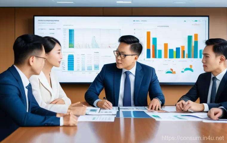 소비자중심 경영 사례와 성공적인 시장 전략 연구와 분석 - A vibrant and modern image depicting diverse consumers of various ages and backgrounds happily inter... 소비자중심 경영 사례와 성공적인 시장 전략 연구와 분석 - A vibrant and modern image depicting diverse consumers of various ages and backgrounds happily inter...