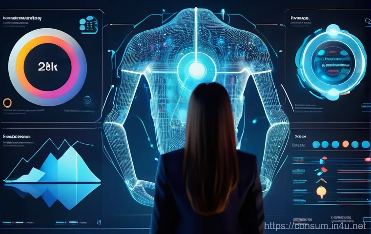 소비자 행동 변화 연구를 위한 데이터 분석 - **Prompt:** A vibrant, interconnected visual representing an omnichannel customer journey. The scene... 소비자 행동 변화 연구를 위한 데이터 분석 - **Prompt:** A vibrant, interconnected visual representing an omnichannel customer journey. The scene...