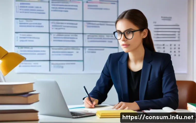 소비자전문기술사 실기 준비 핵심 팁 - **Prompt 1: Strategic Study Roadmap for Consumer Specialist Engineer Exam**
    A bright, well-lit i...